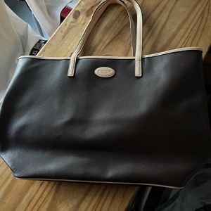 Coach leather tote